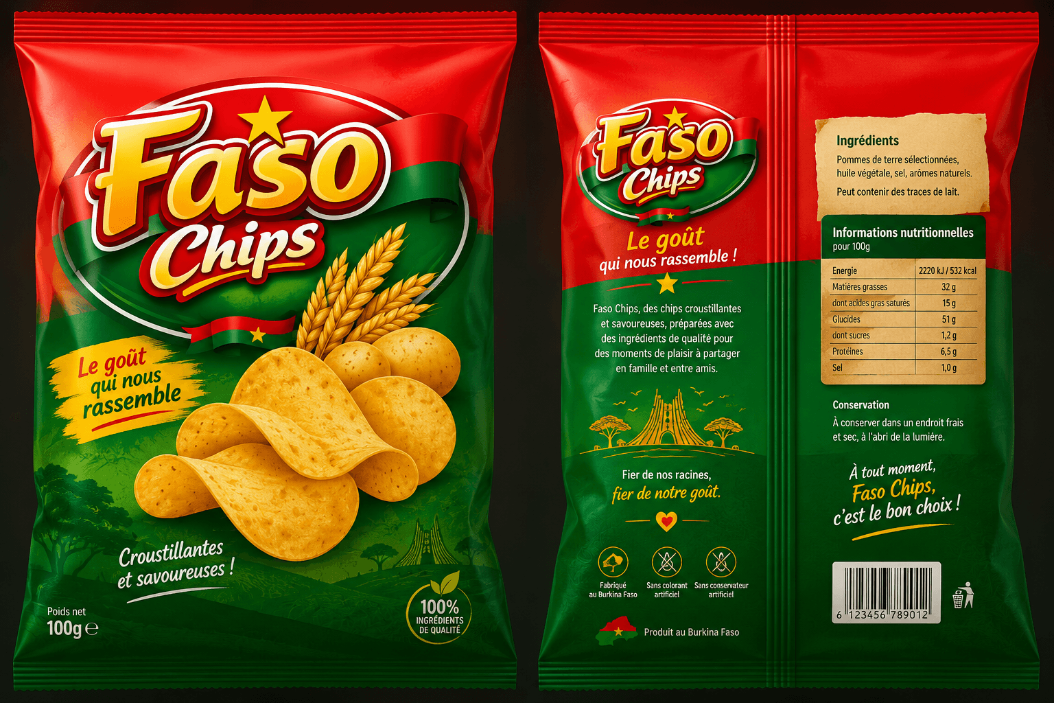 Couverture Chips faso